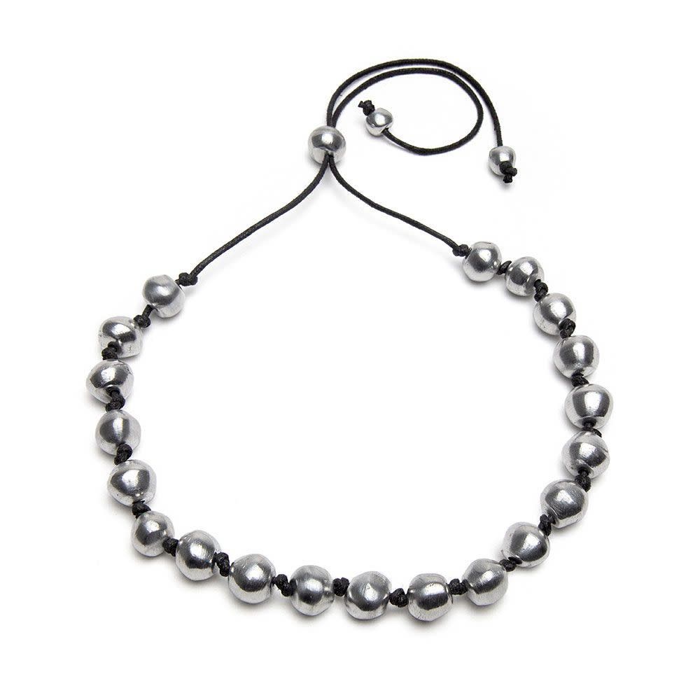 al02111SHORT NECKLACE 20 SPHERES