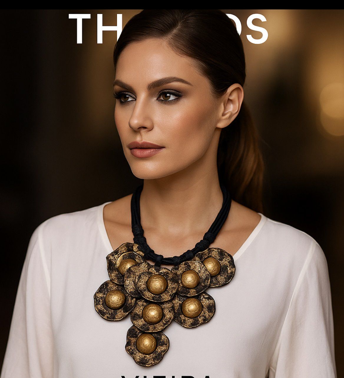 Thassos Recycled Statement Necklace