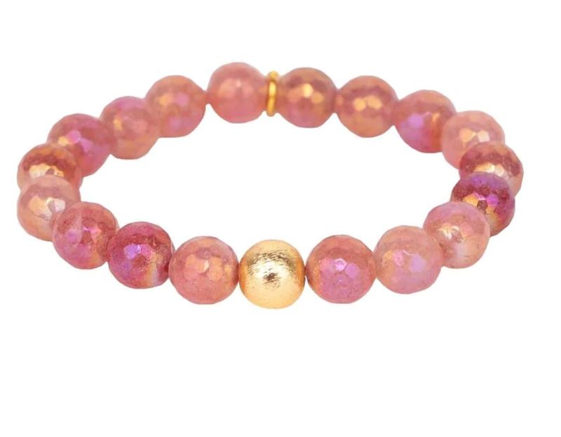 MÉLANGE BEADED BRACELET STRAWBERRY