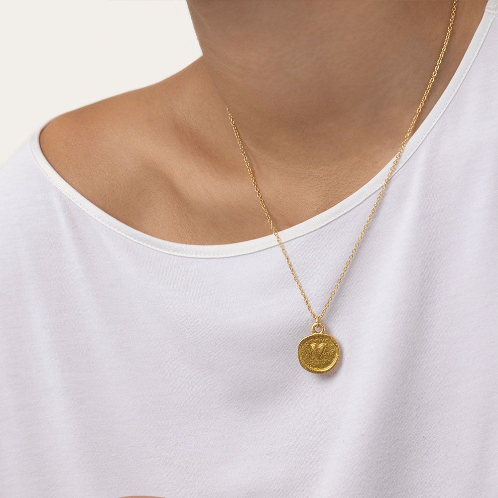 dd02059PENDENTE MONETA CUORE