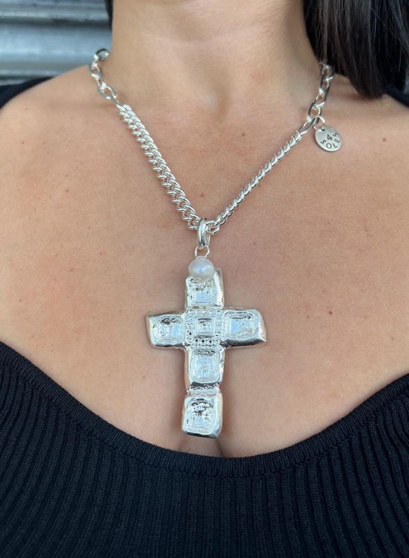 Big Cross Silver by 4 Soles