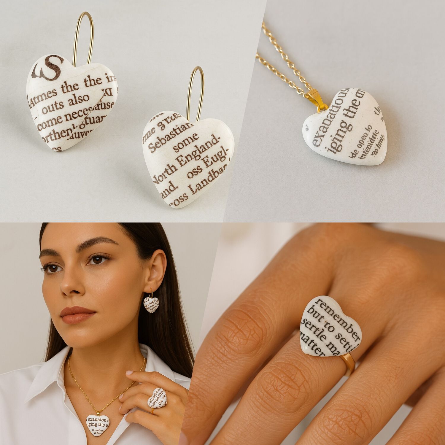 Letter Ceramic Set Handmade 2