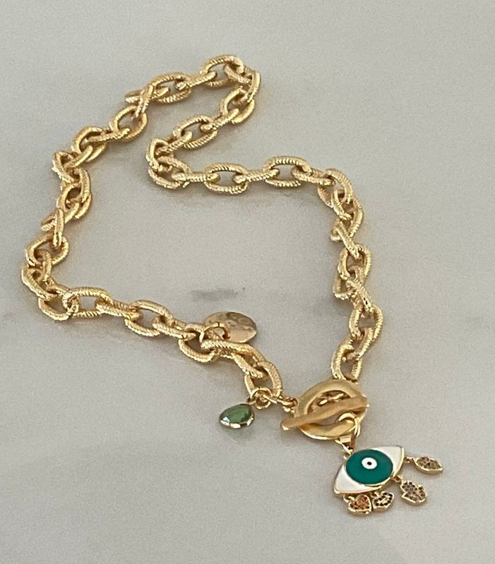 Eye charm 4 Soles Necklace