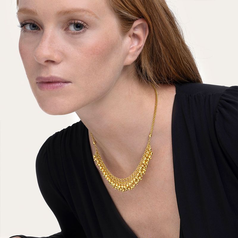 DD01042COLLANA MAGLIA MULTISFERE