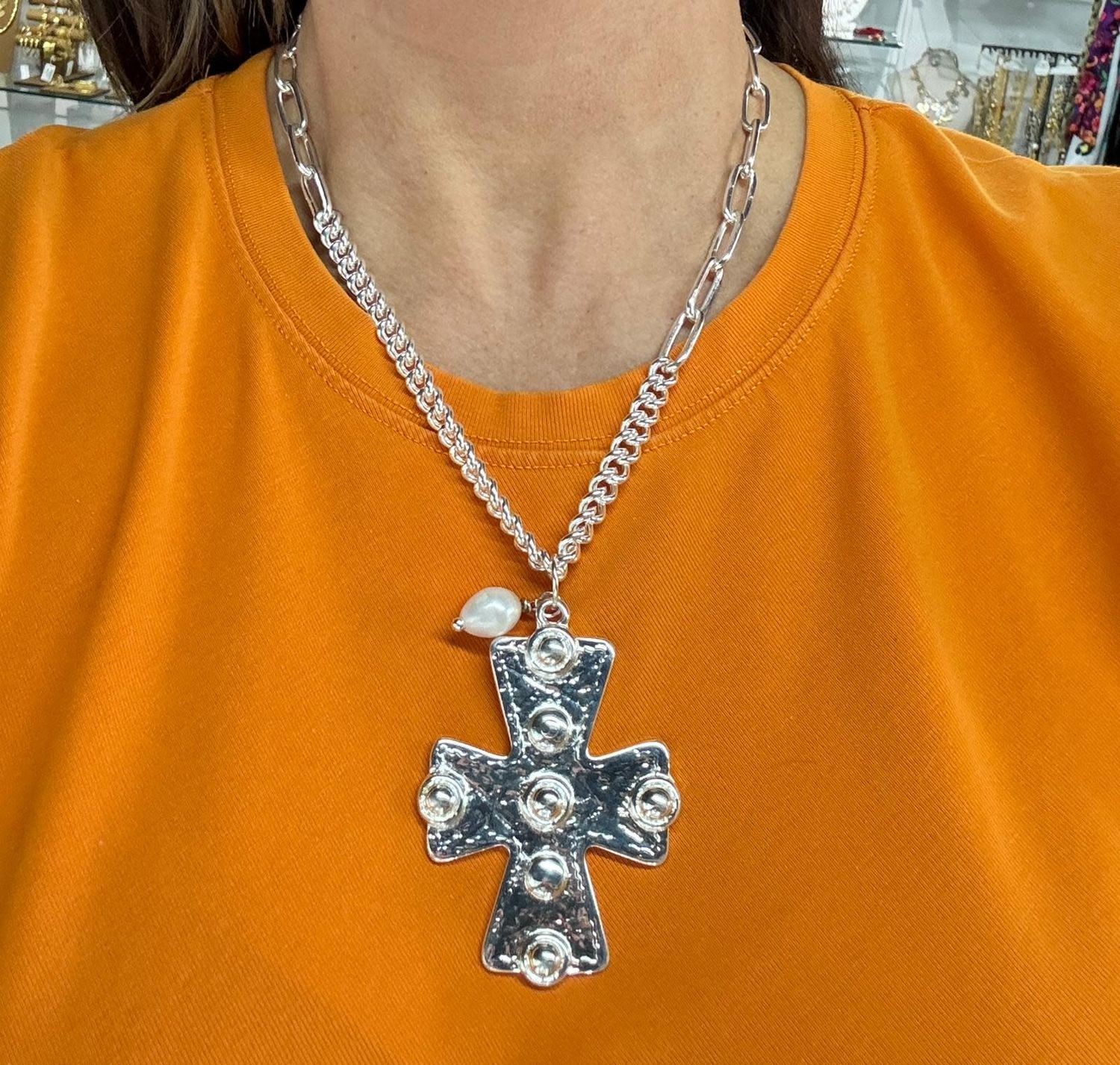 Big CrossNecklace by 4 Soles