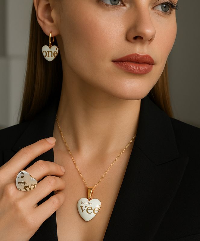 Letter Ceramic Set Handmade 1