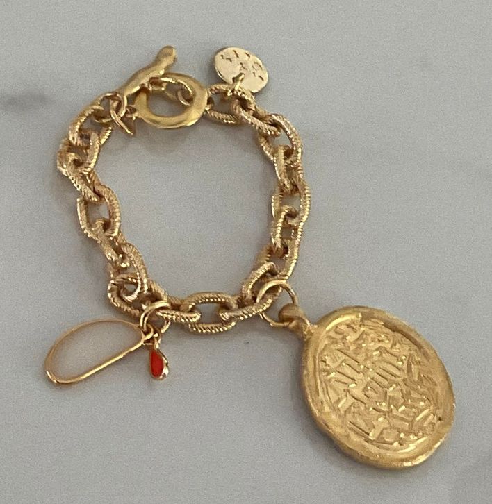 Antique Coins 4 Soles bracelet