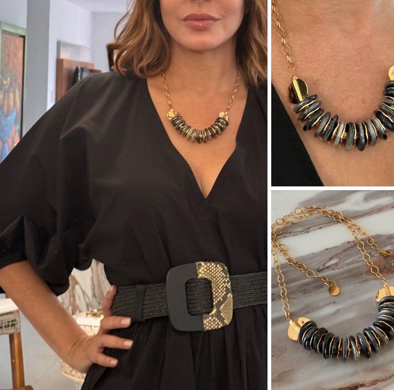 Ceramic Designer Necklace