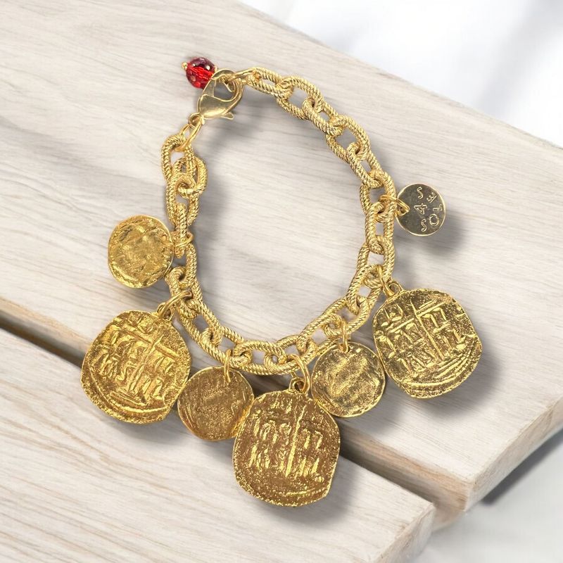 Antique jingle sounds bracelet