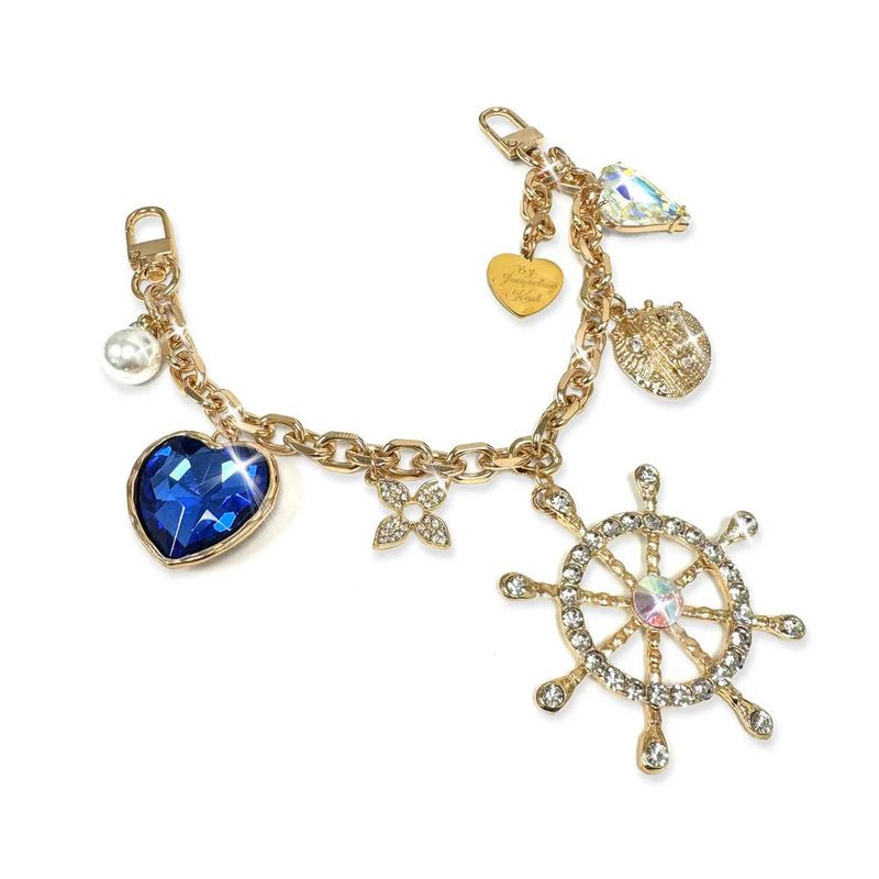 Nautical Crystal Charm Bracelet