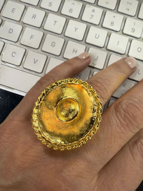 Sun Gold adjustable ring