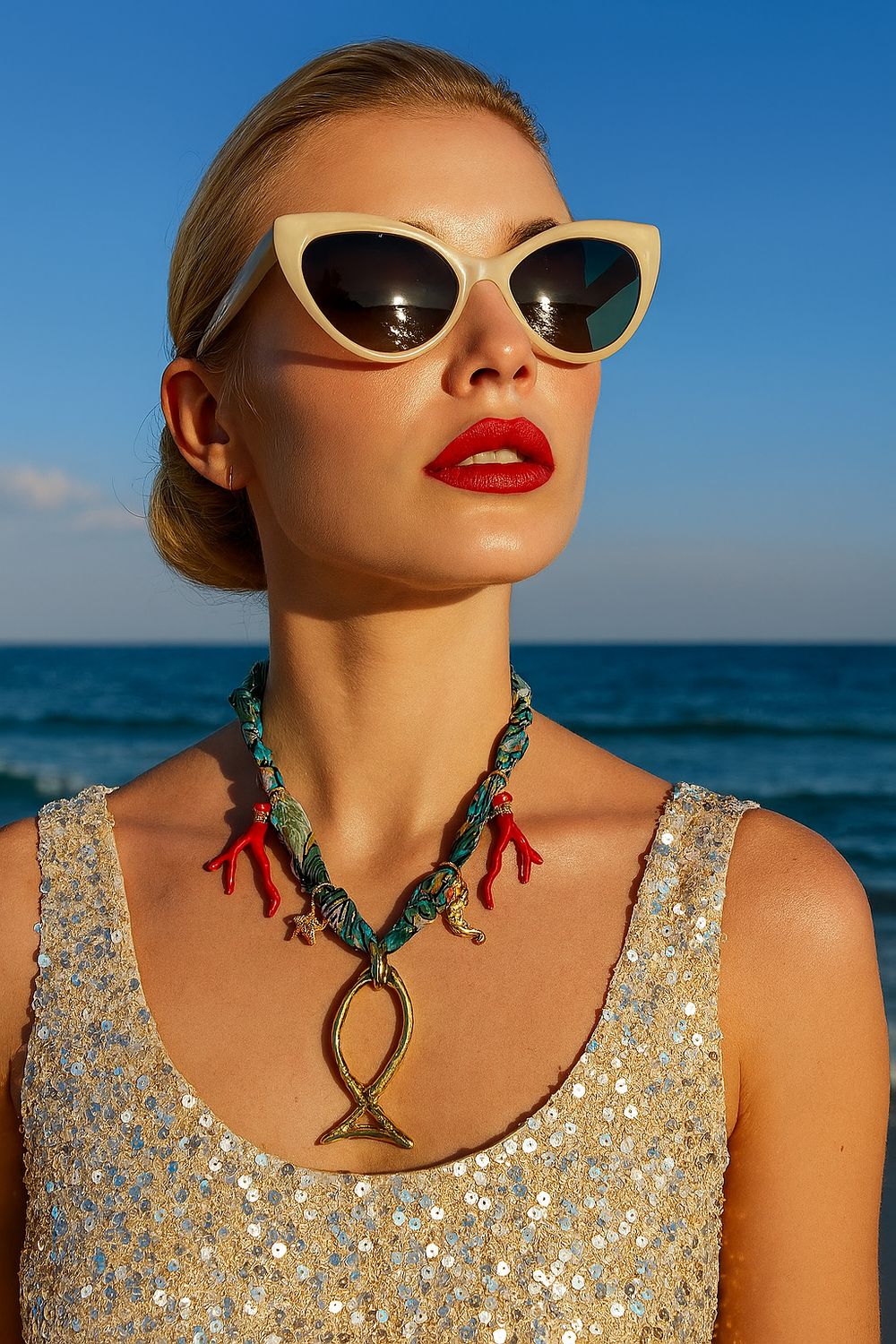 Ocean Treasure Necklace by 4 soles