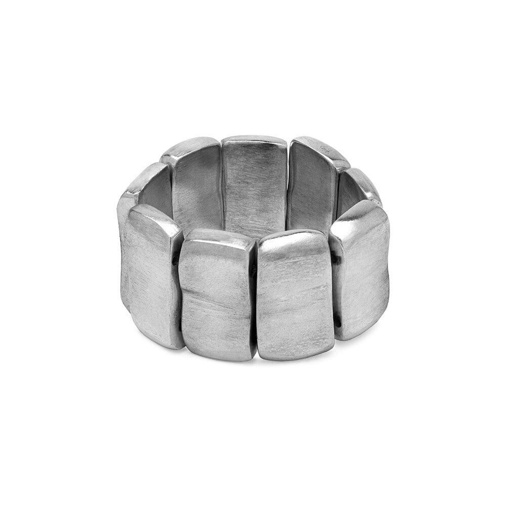 BRACELET ELASTIQUE 9 RECTANGLES CREUX