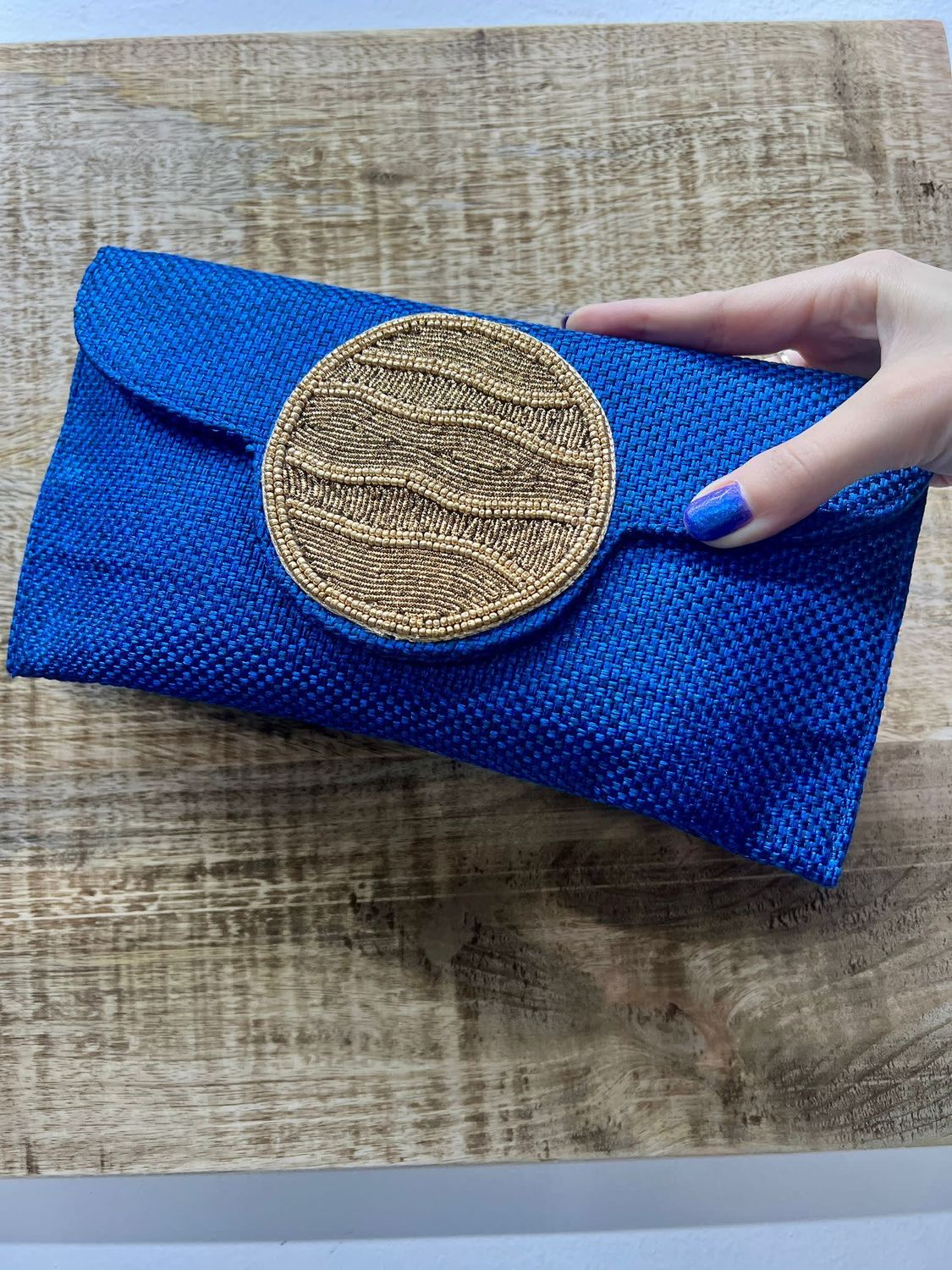 Royal Blue Clutch