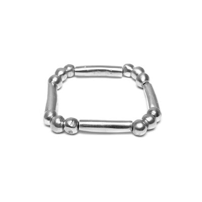 al01154BRACELETS ELASTIQUE 4 CILINDRE E BOULE