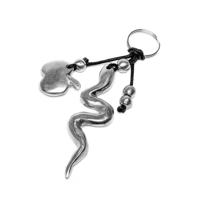 al06061 PORTE CLE&#39; SERPENT E POMME