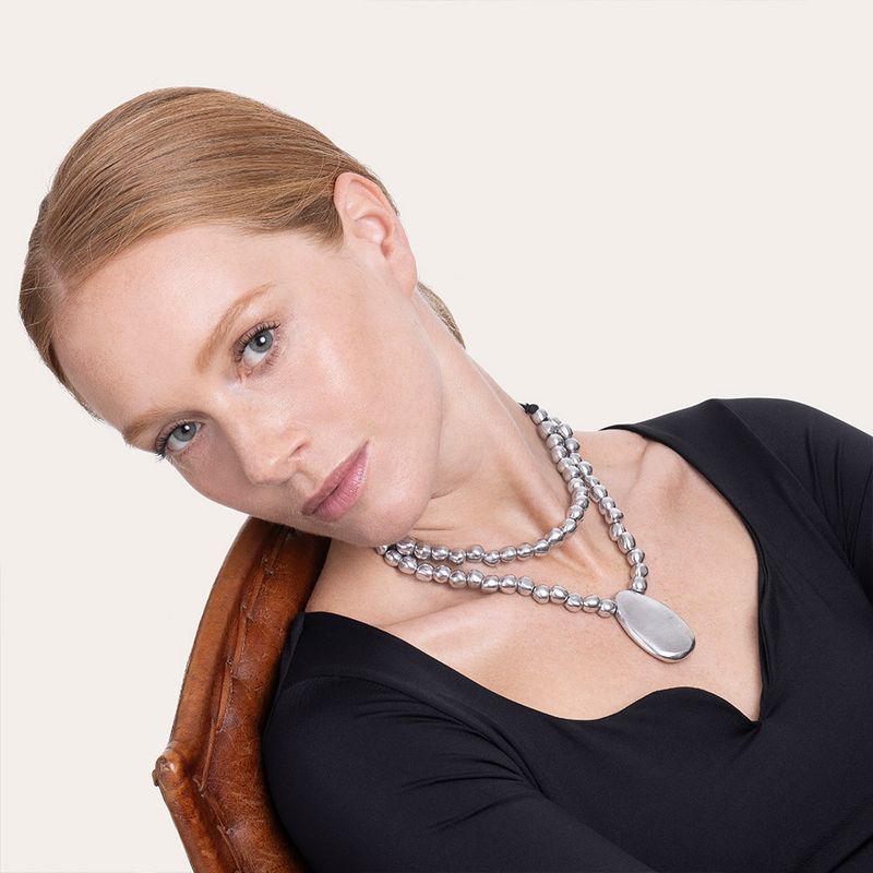 AL02232COLLIER 2 FIL OVAL BOMBE