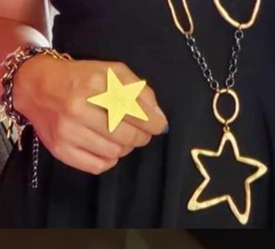 Big star adjustable ring