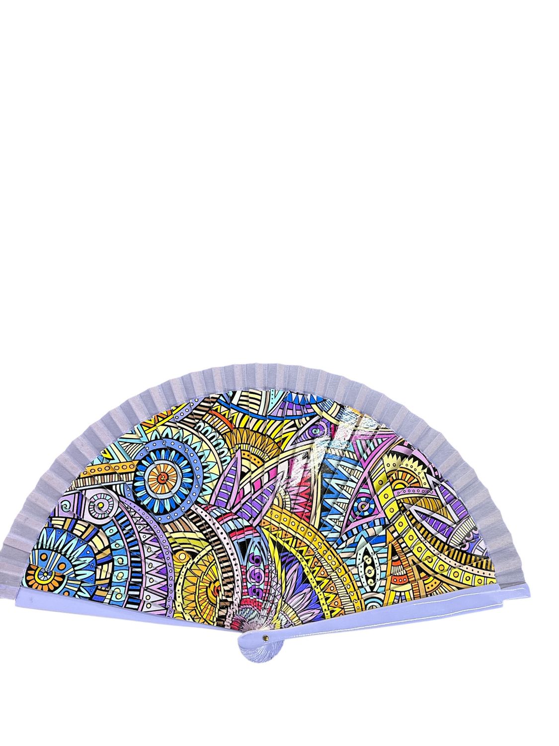 Paisley hand fan