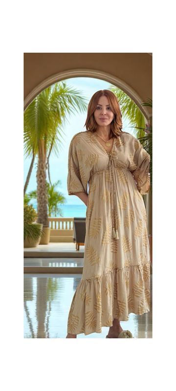 Dessert  dress one size pockets metallic details