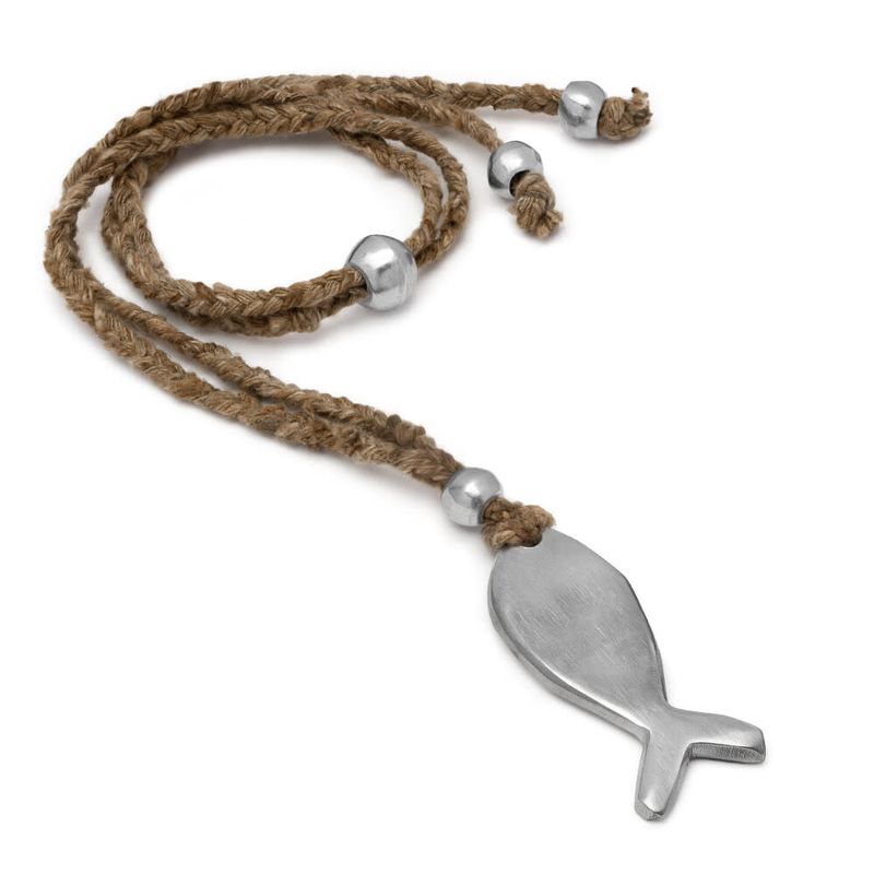 AL04909PENDENTIF SOIE POISSON LISSE