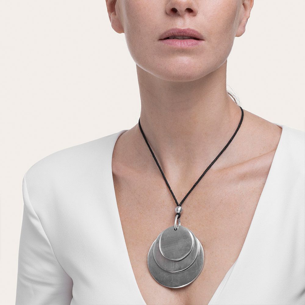 AL04264PENDENTIF 3 RONDE PLATTE