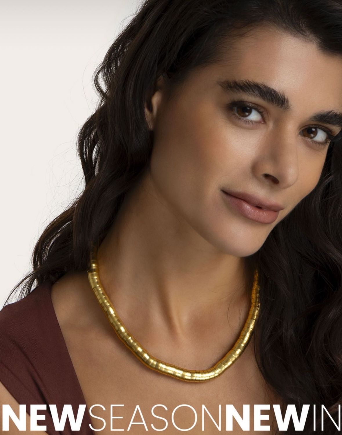 dd04048COLLANA VINTAGE SERPENTE GRANDE