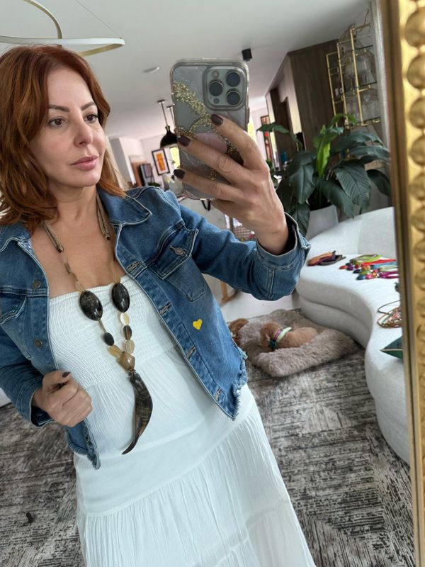 Long Horn Tusk Necklace