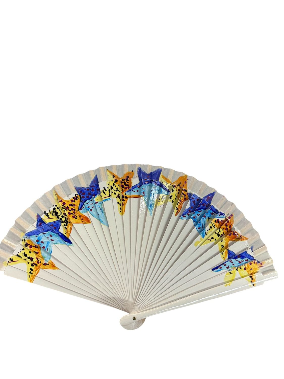 Starfish hand fan