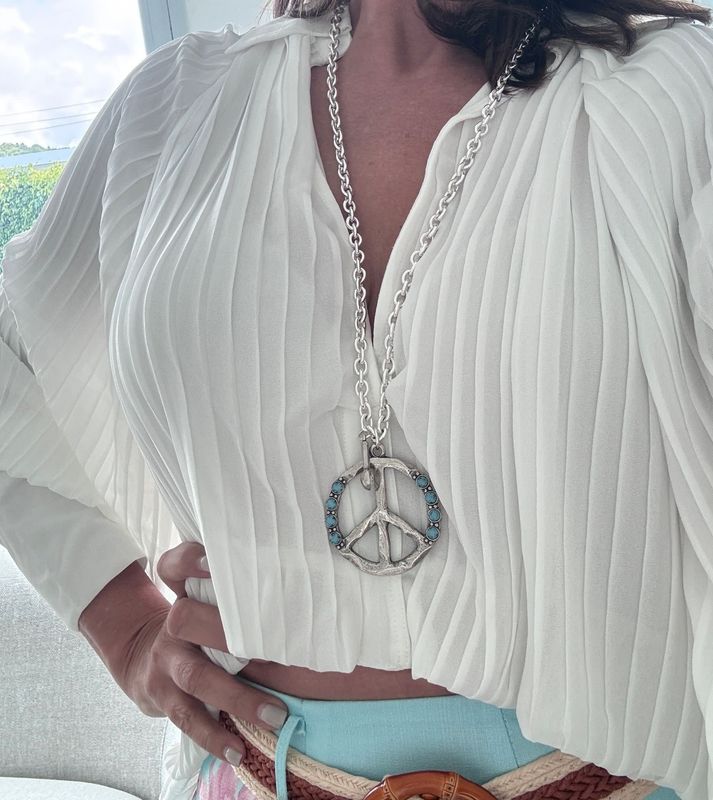 PEACE CHARM NECKLACE