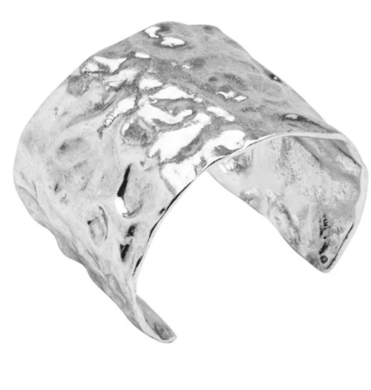 hammered and polished cuff