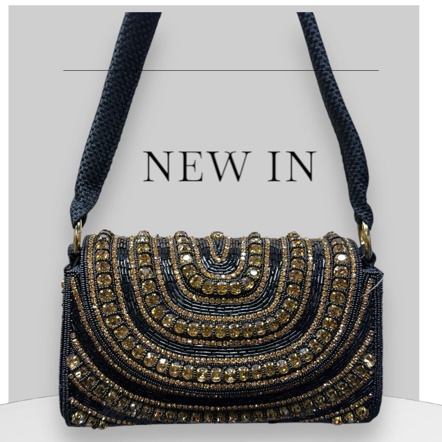 Golden Glam Shouder Bag