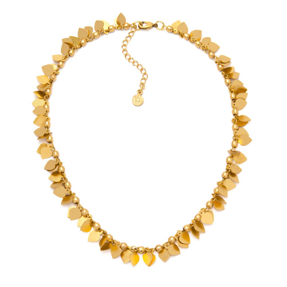 dd01038COLLANA MULTI CUORI PIATTI