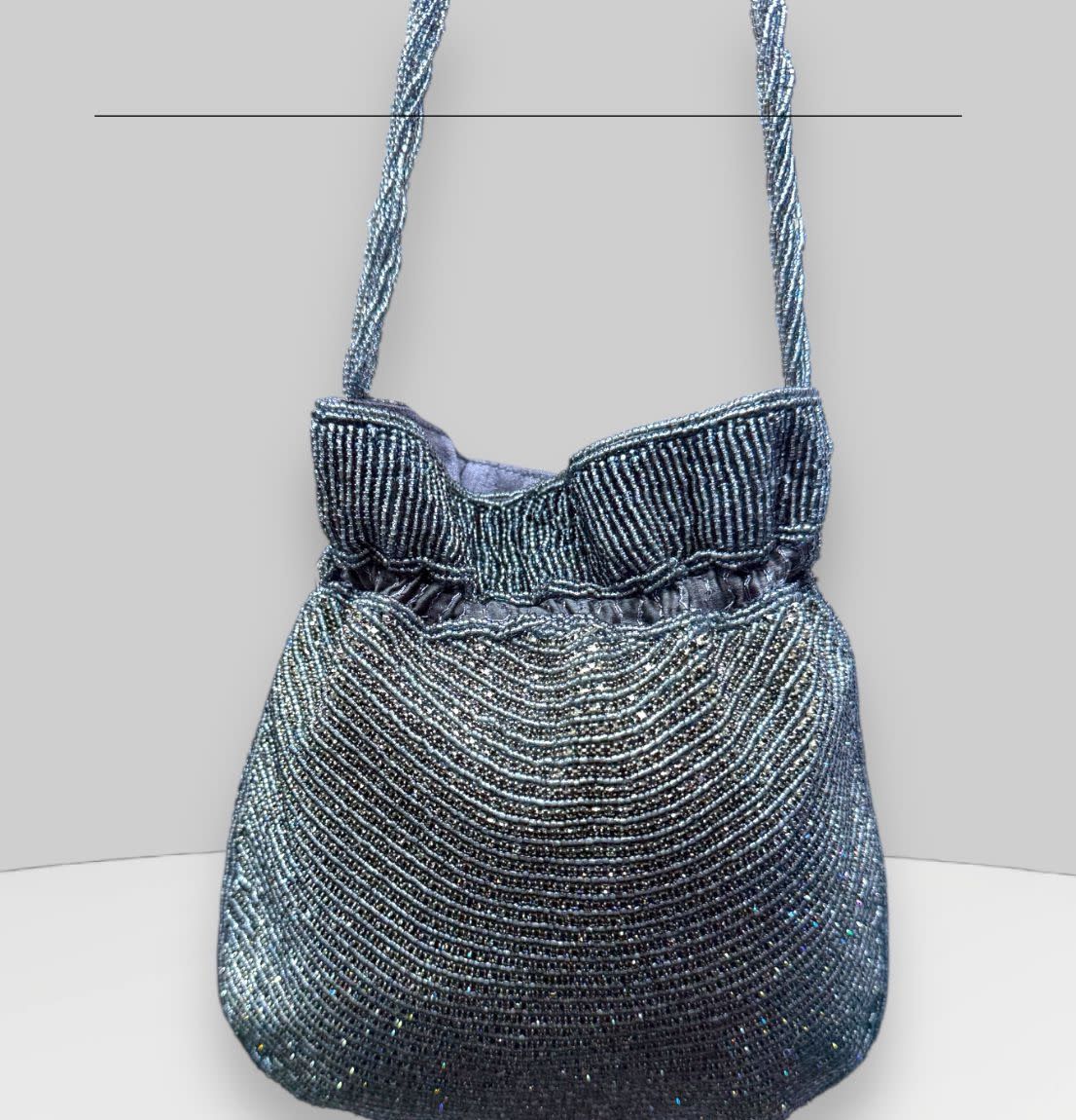 midnight sparkle silver Pouch