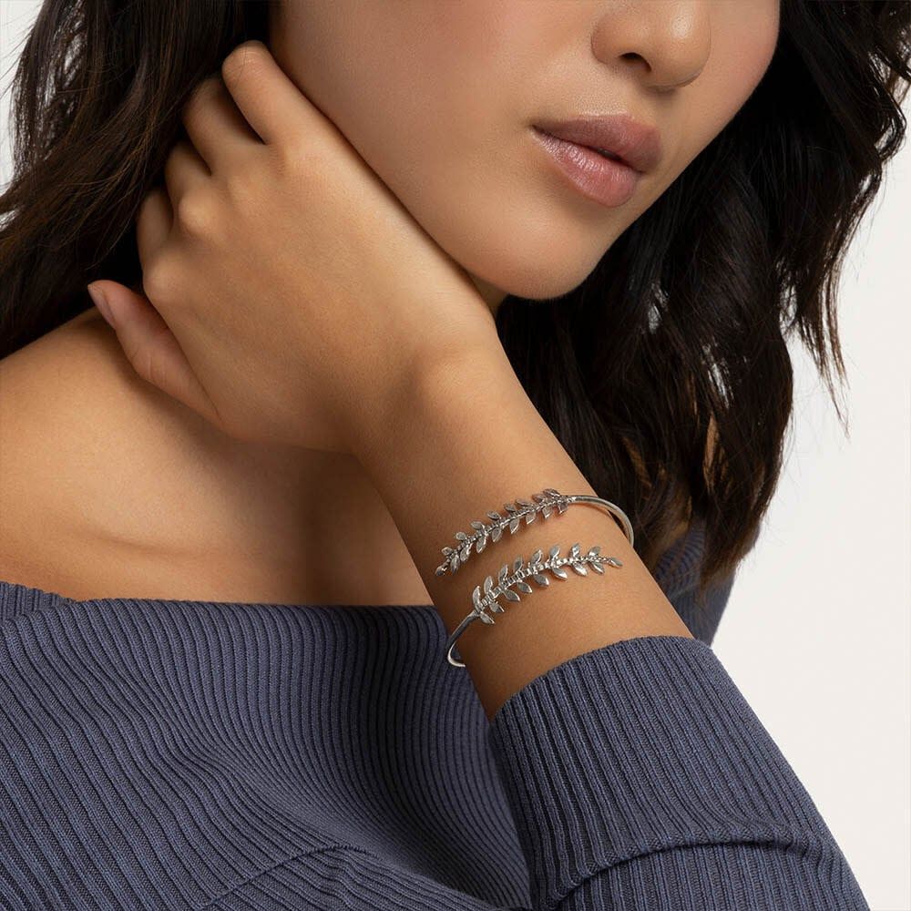 mi2109BRACCIALE FASCIA FOGLIE