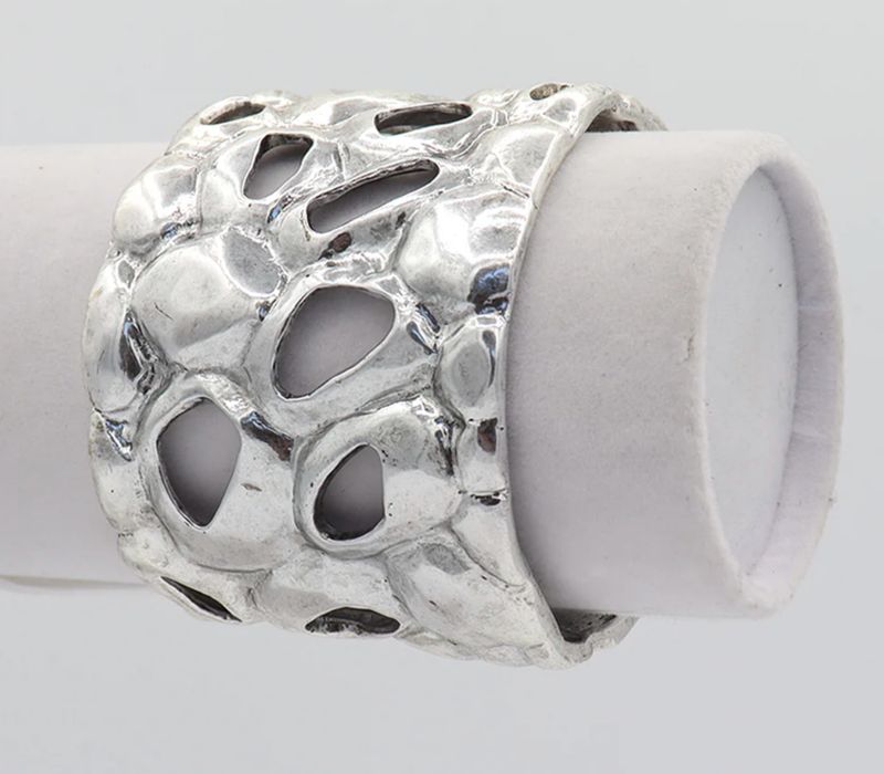 cobblestone and cut-out design