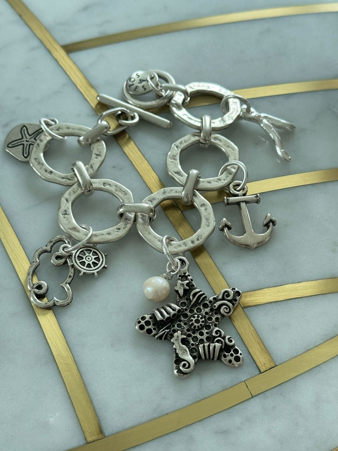 SILVER STARFISH BRACELET