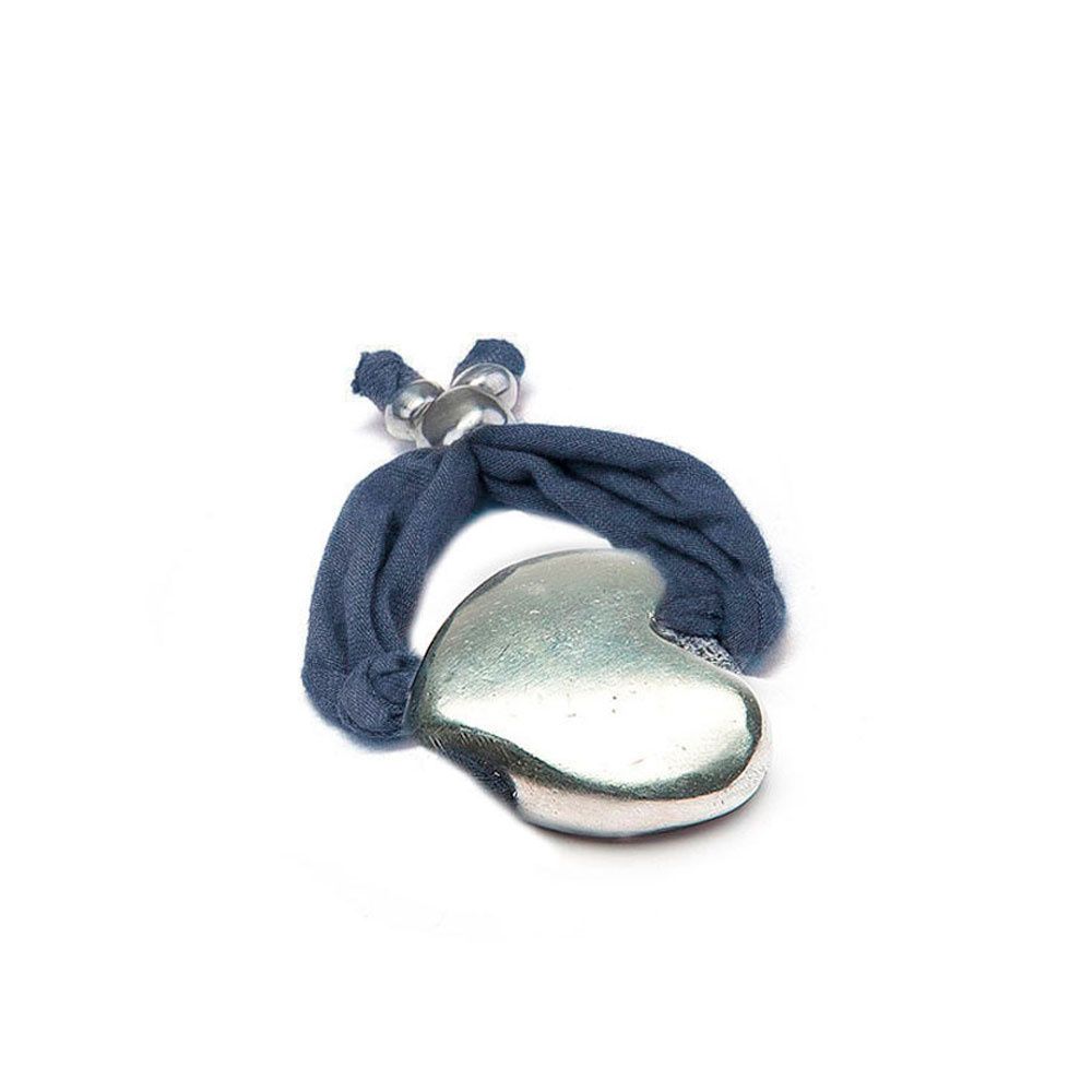 al13019 BRACCIALE JERSEY COEUR denim