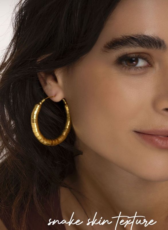 dd16150ORECCHINI CERCHI SERPENTE