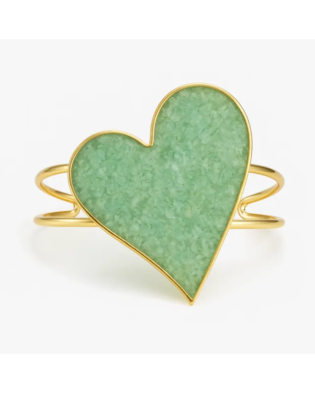 Green Heart Bracelet