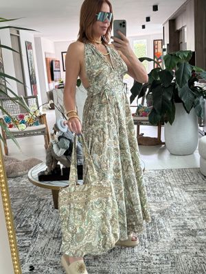 Paisley Chic maxi dress one size