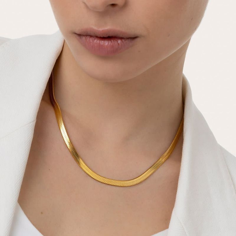 THIN SNAKE NECKLACEGST1004