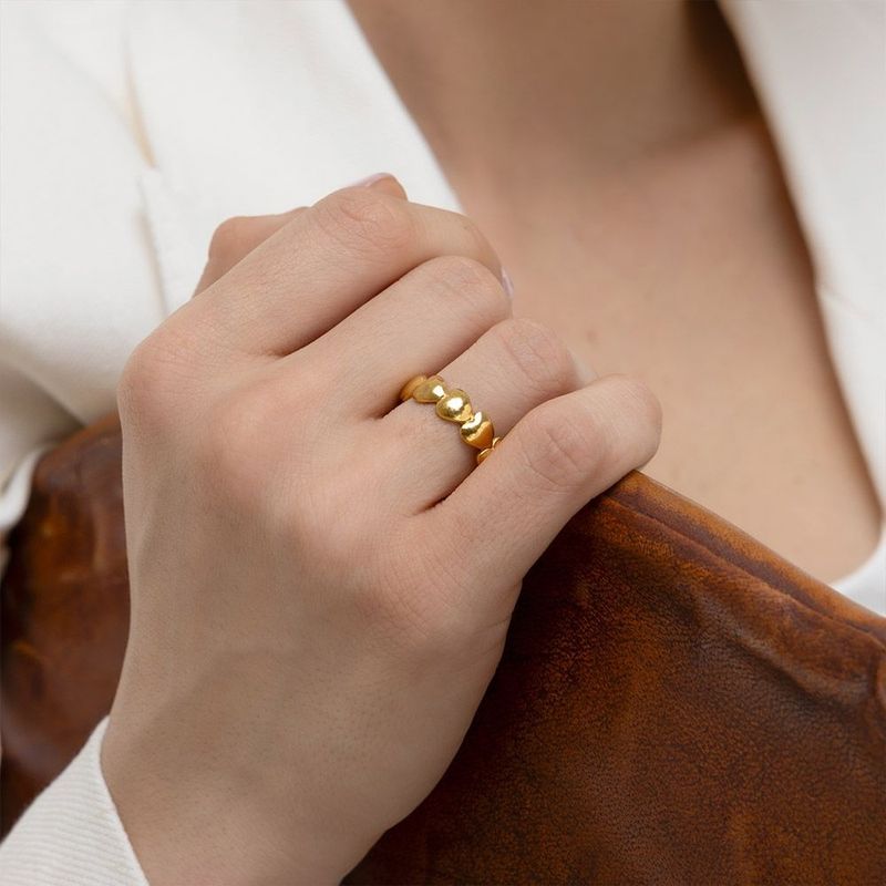 ANILLO DE CORAZONES LLAMATIVOGST6006S