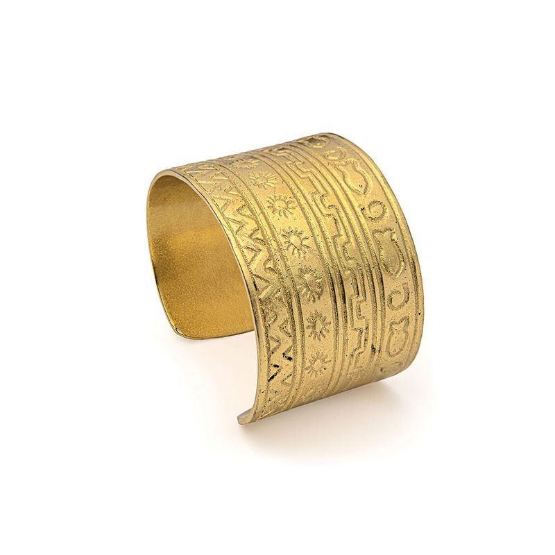 dd11128BRACCIALE FASCIA DESIGN GEROGLIFICI