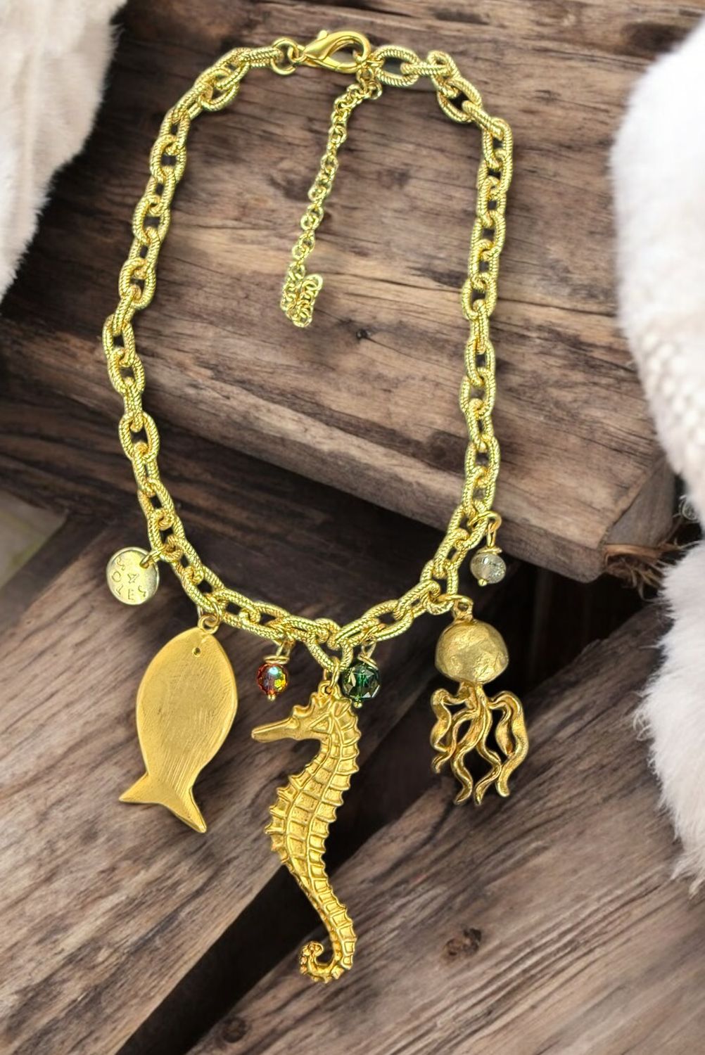 Sea Charms Necklace by 4 Soles