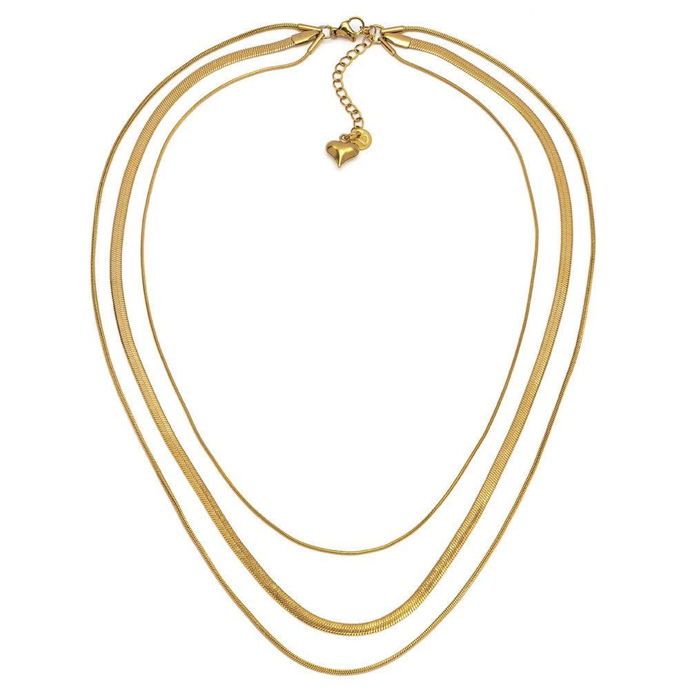 TRÍO DE COLLARES SNAKE  GST1005