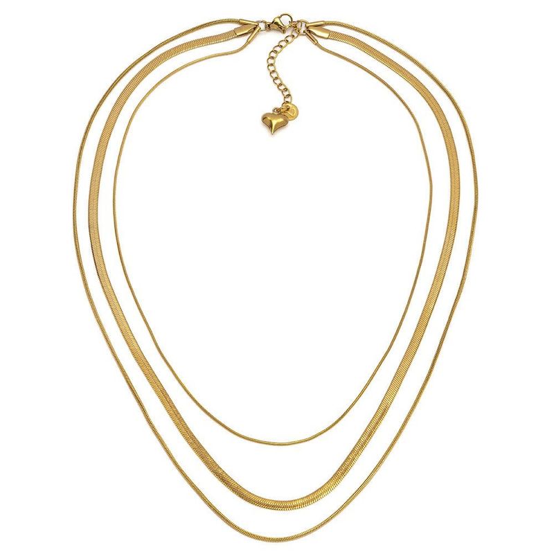 TRÍO DE COLLARES SNAKE  GST1005