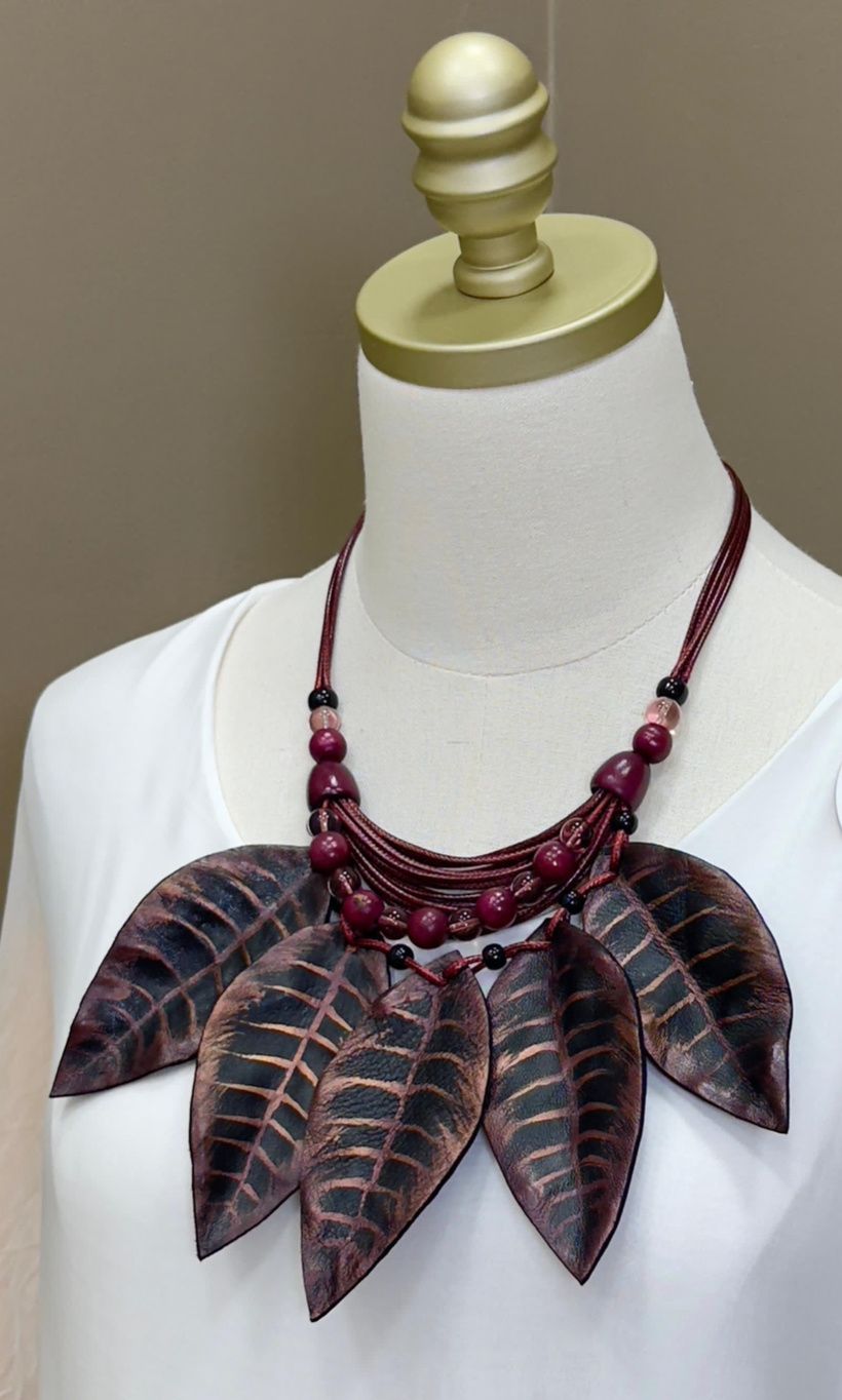 Leaf Statement Necklace