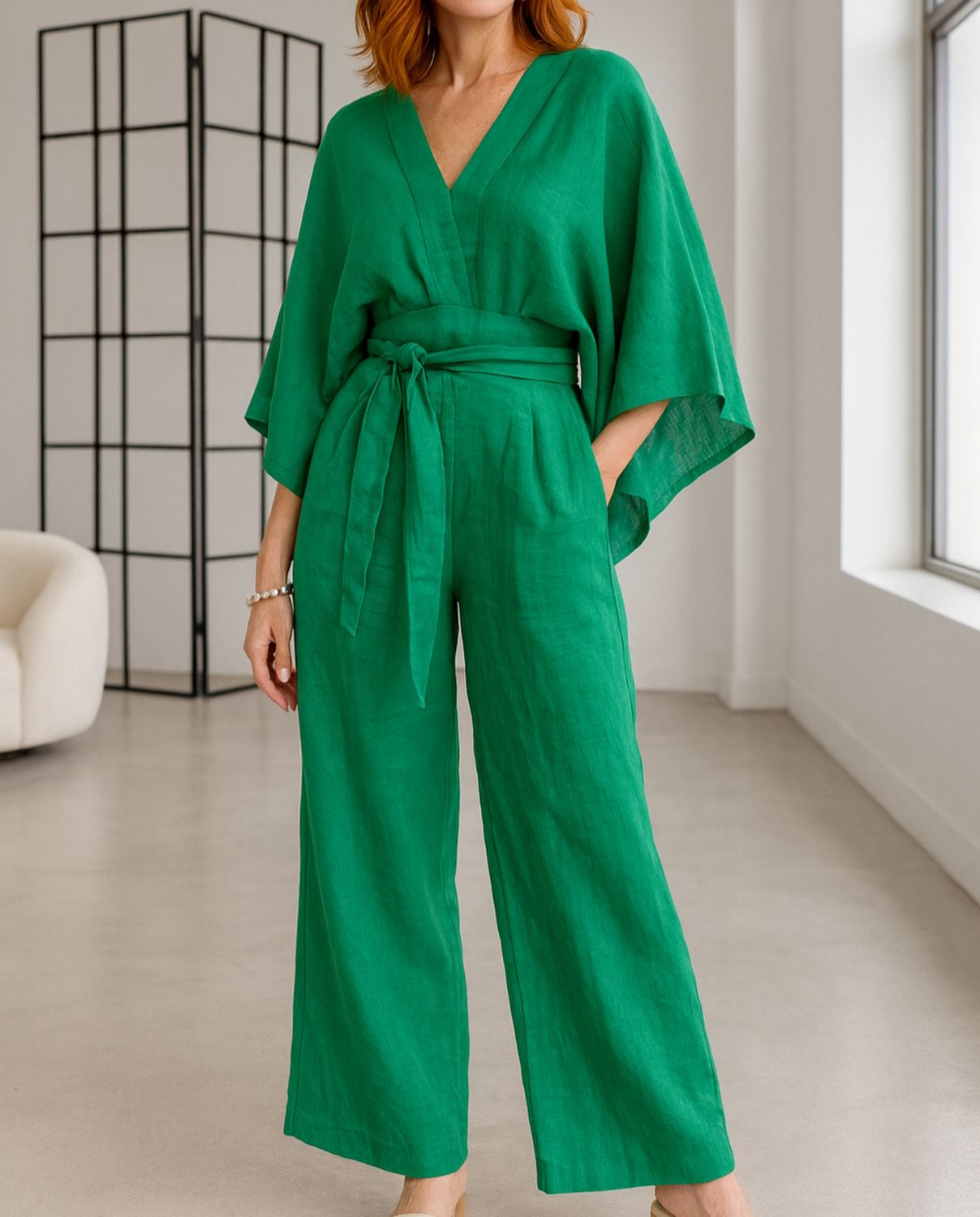 Kimono Linen Set one size