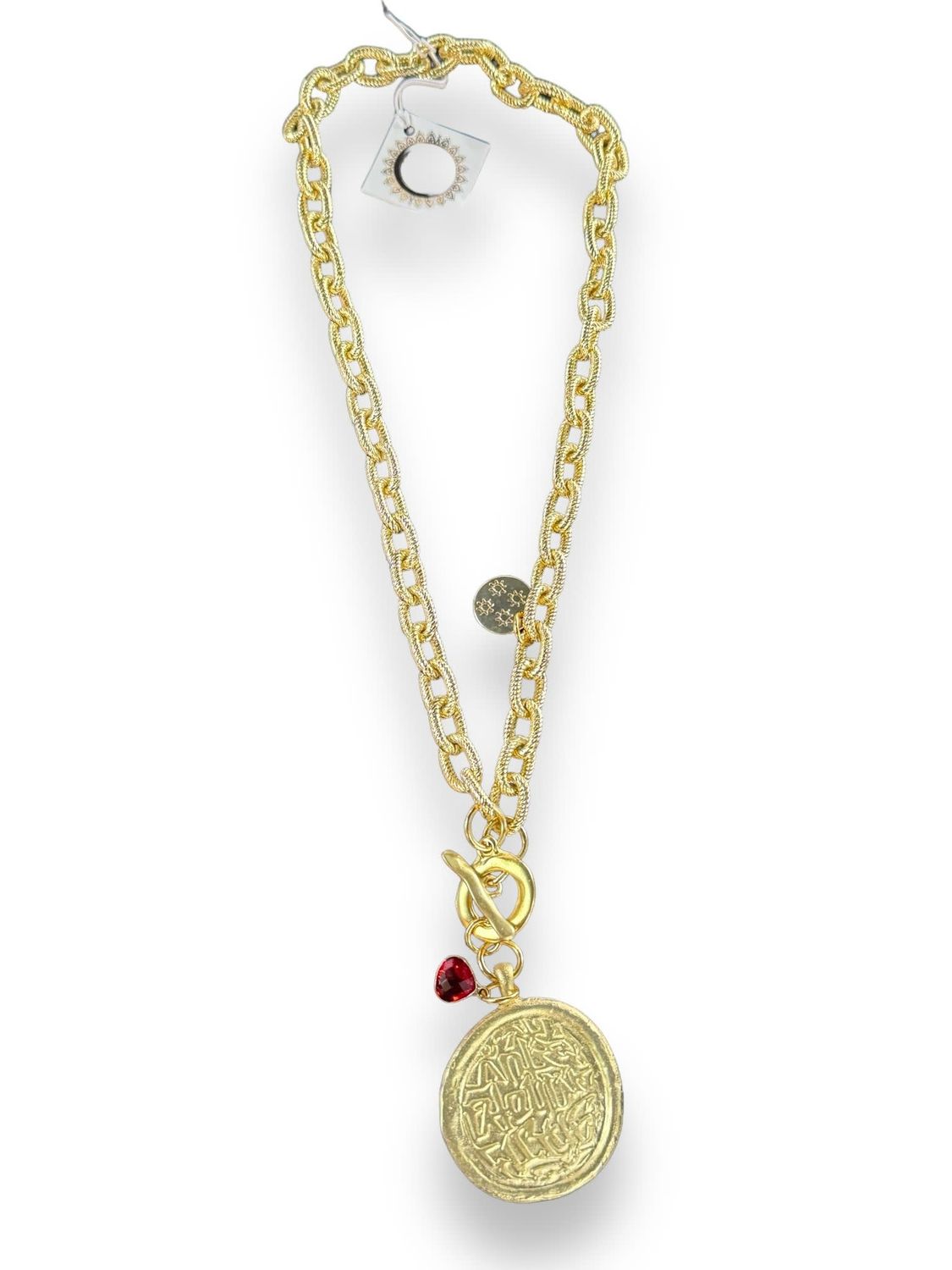 antique Coin 4 Soles necklace. 23&quot;